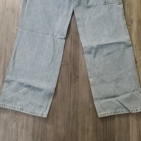 Super high rise carpenter blue jeans - Picture 3 of 4